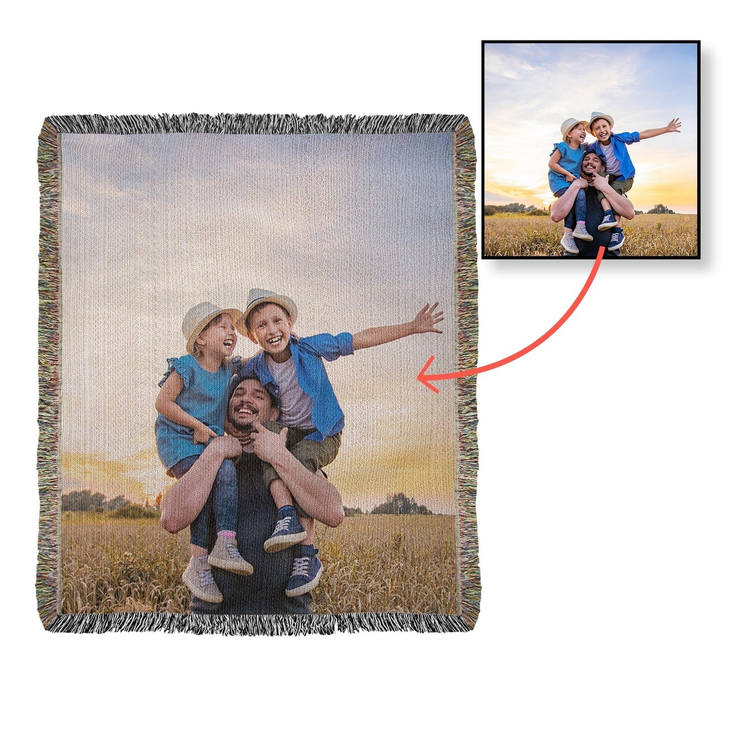 Portrait Blanket Gift