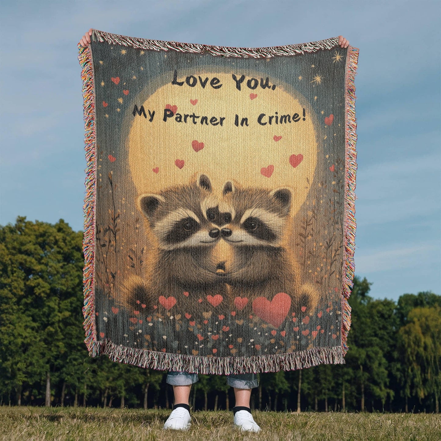 Valentine's Day Gift, Whimsical Blanket