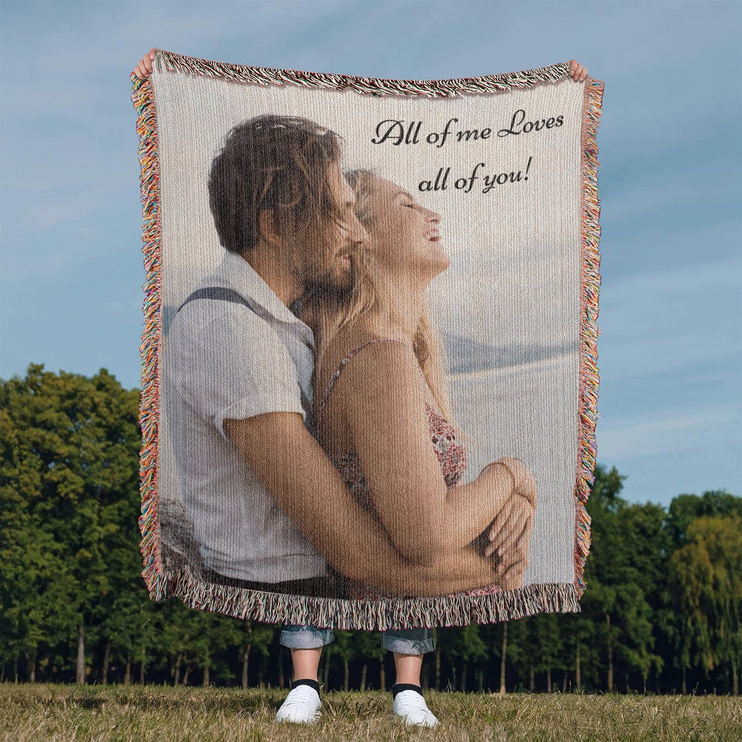 All of Me Loves All Of You, Valentine Blanket Gift