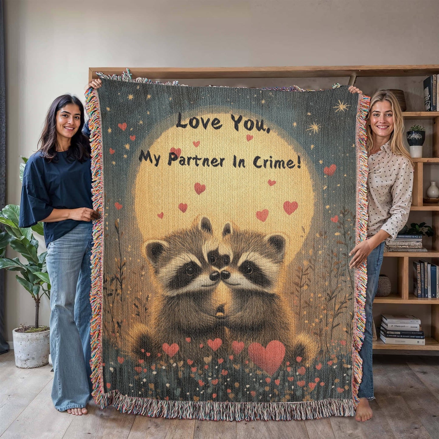 Valentine's Day Gift, Whimsical Blanket