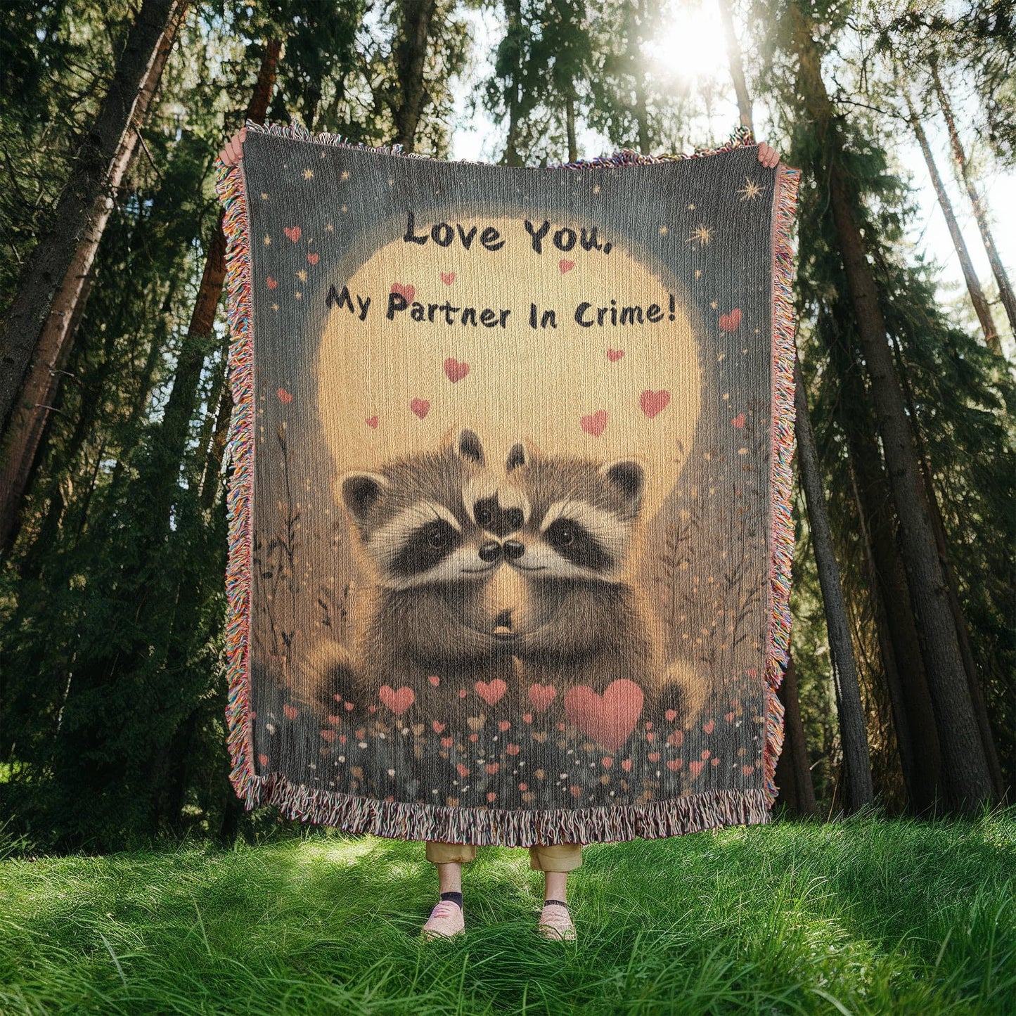 Valentine's Day Gift, Whimsical Blanket