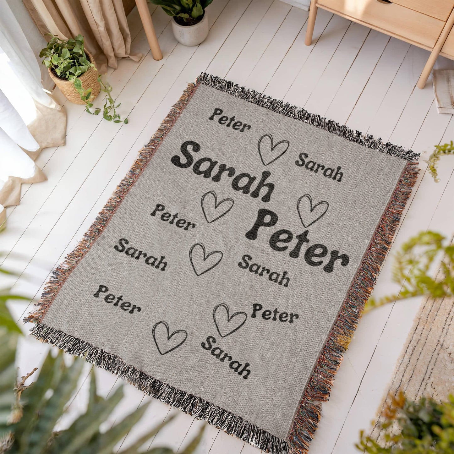 Personalized Name Blanket