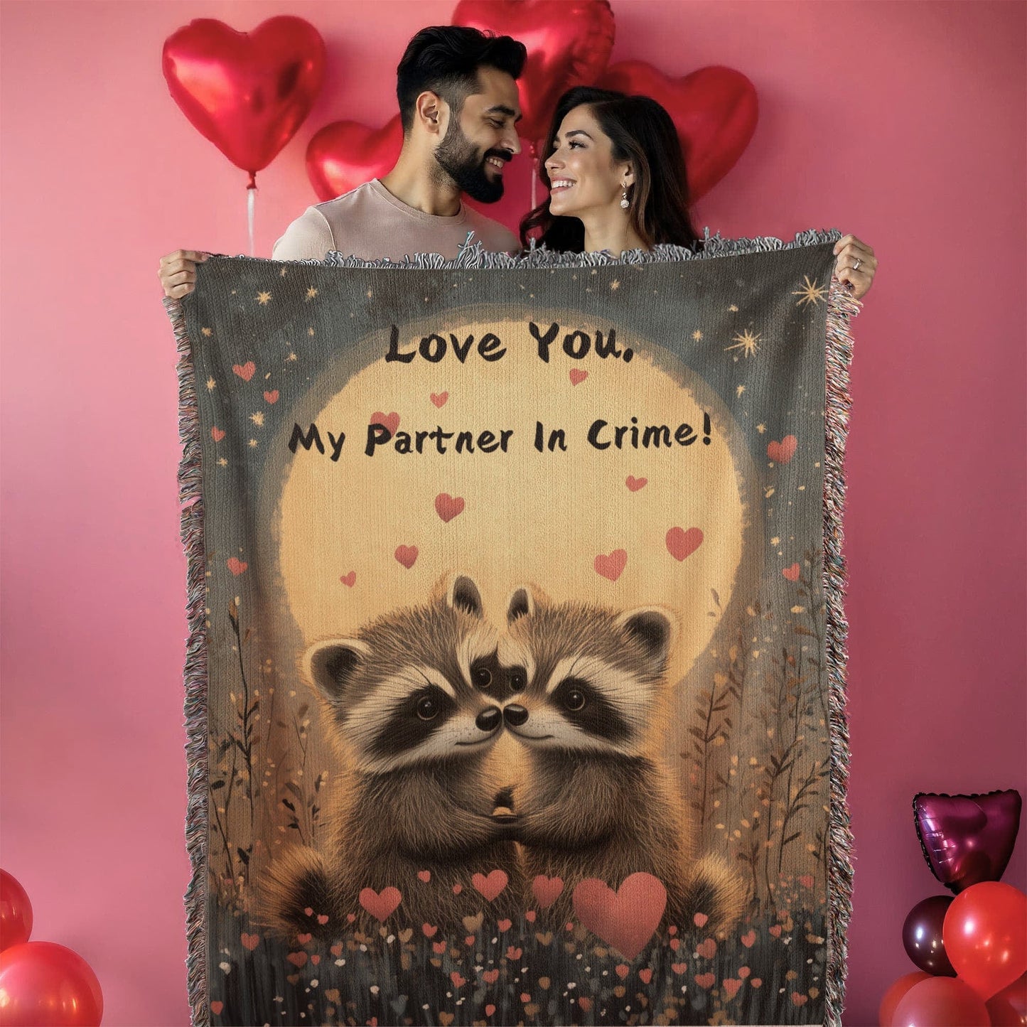 Valentine's Day Gift, Whimsical Blanket