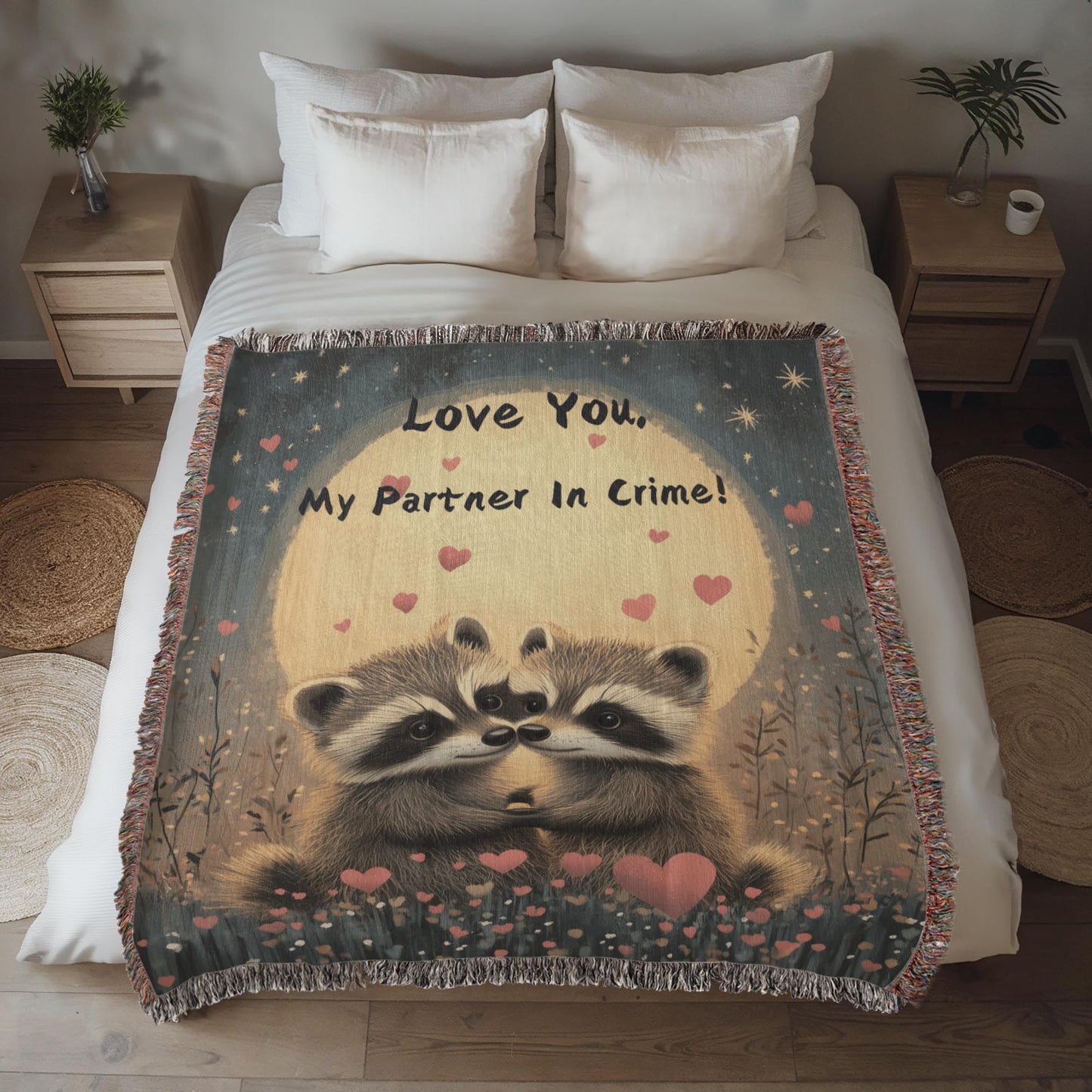 Valentine's Day Gift, Whimsical Blanket