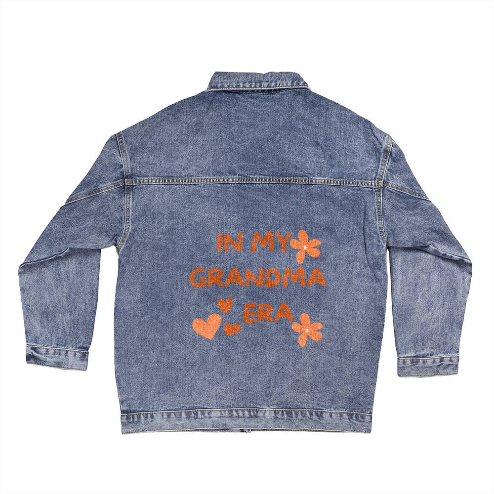 In My Grandma Era Denim Jacket