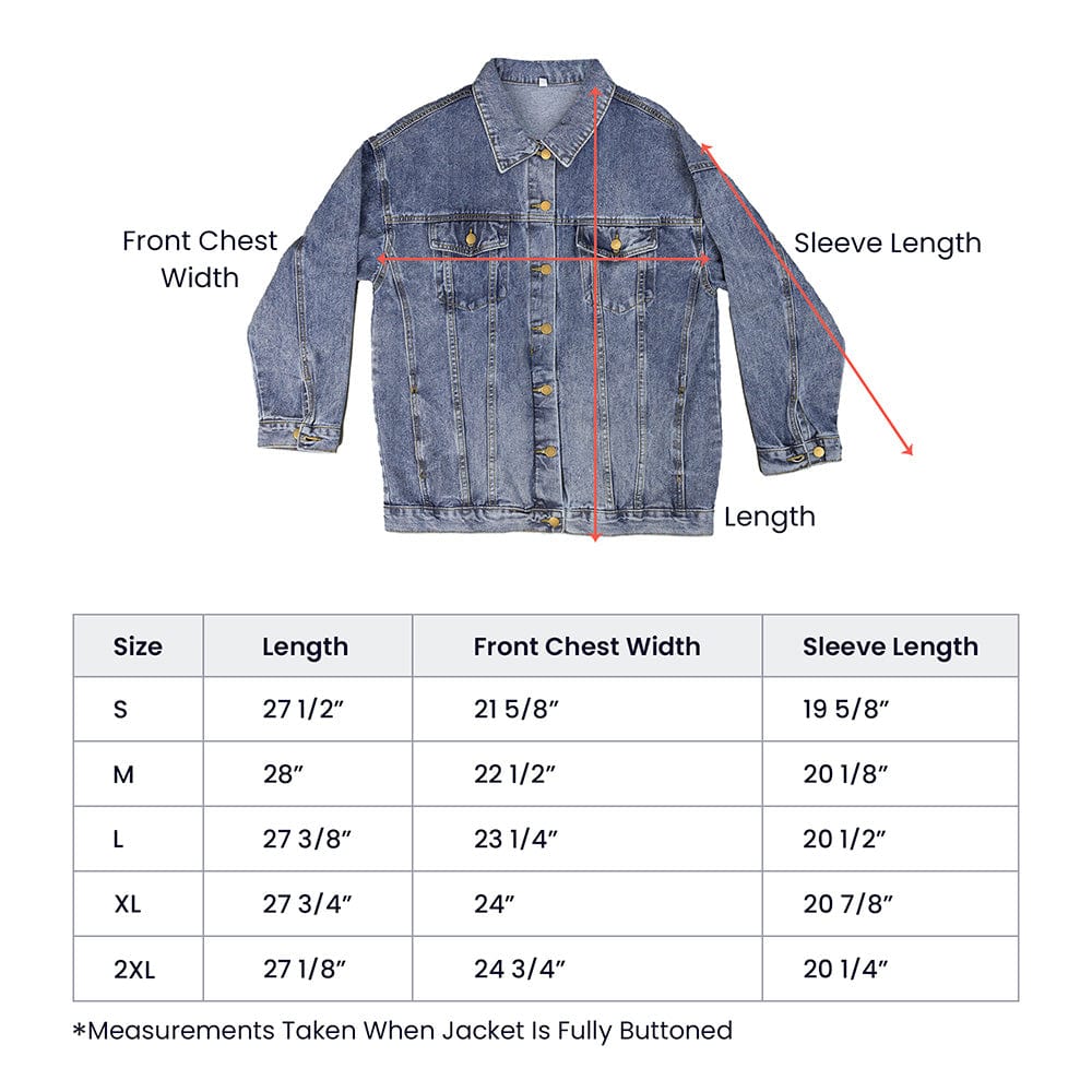 Gulf of Mexico Jacket, Boho Coastal Denim Jacket