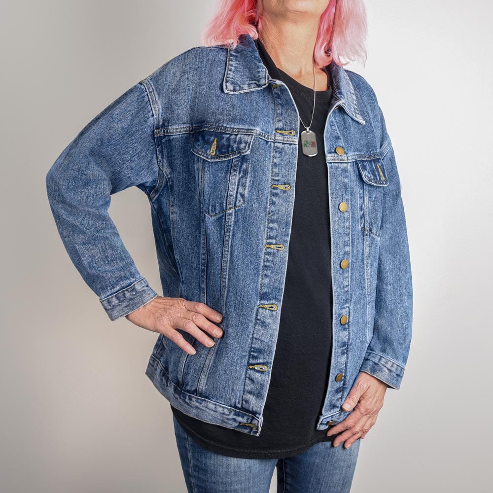 Baseball Mom Jacket, In My Baseball Mom Era Denim Jacket