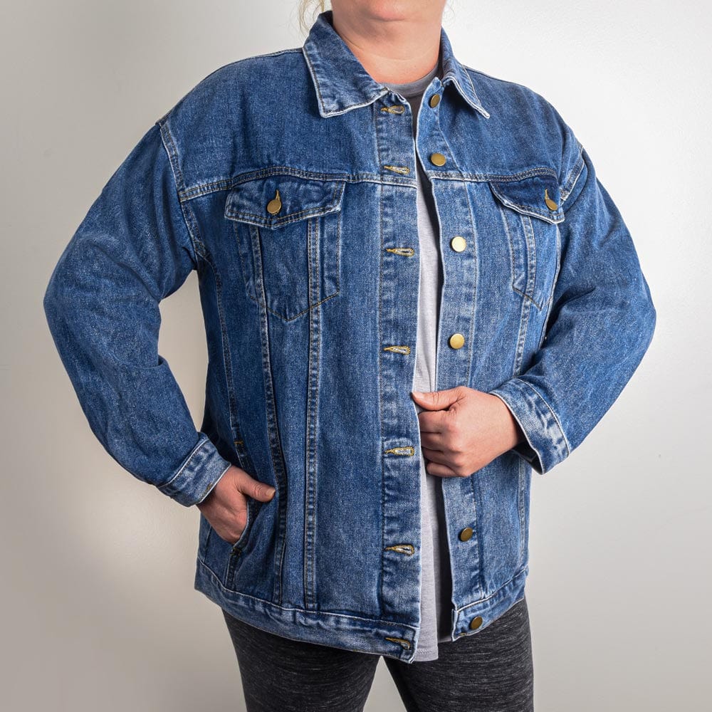 Baseball Mom Jacket, In My Baseball Mom Era Denim Jacket
