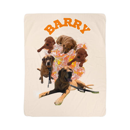 Custom Pet Blanket, Sherpa Fleece Pet Blanket
