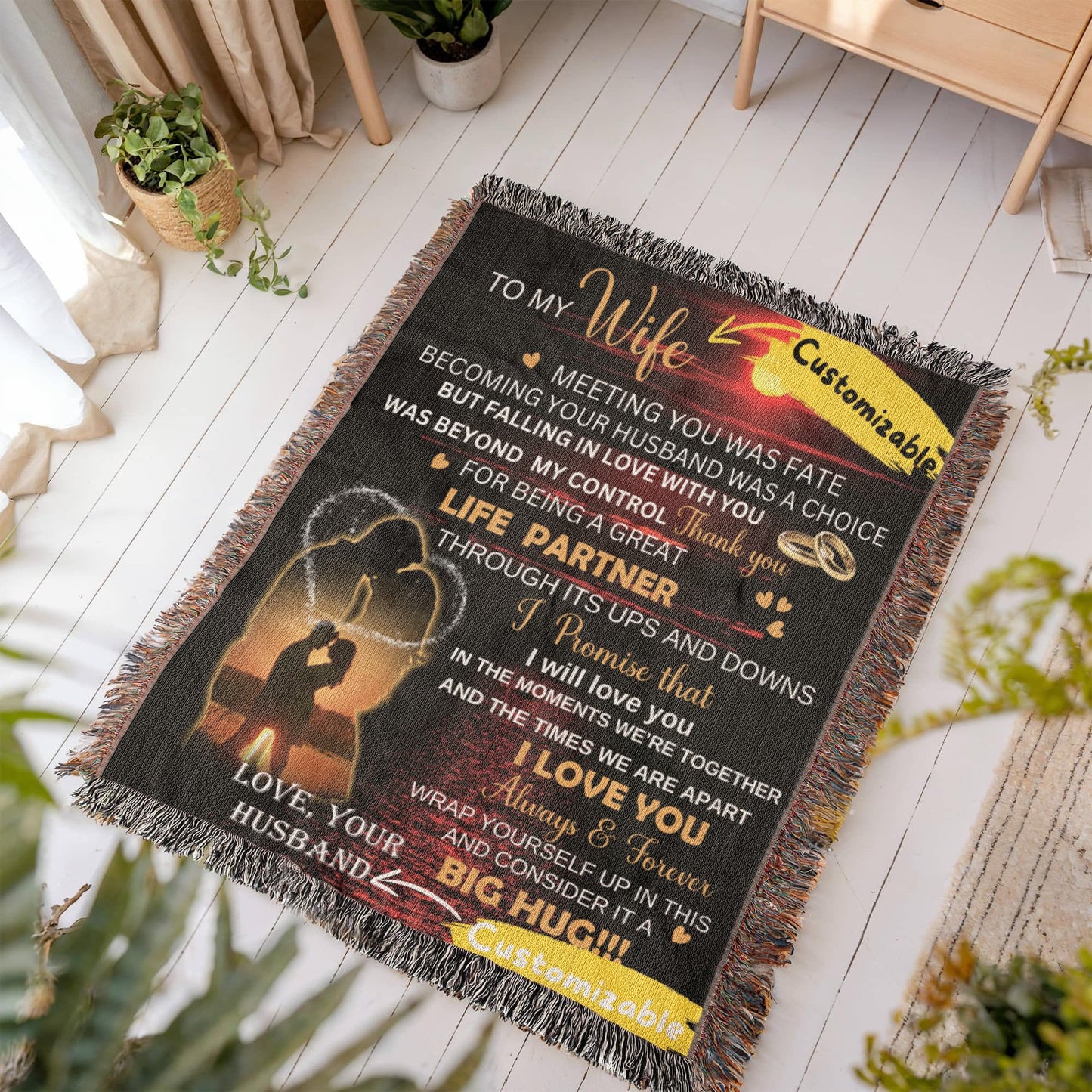 Custom Wife blanket