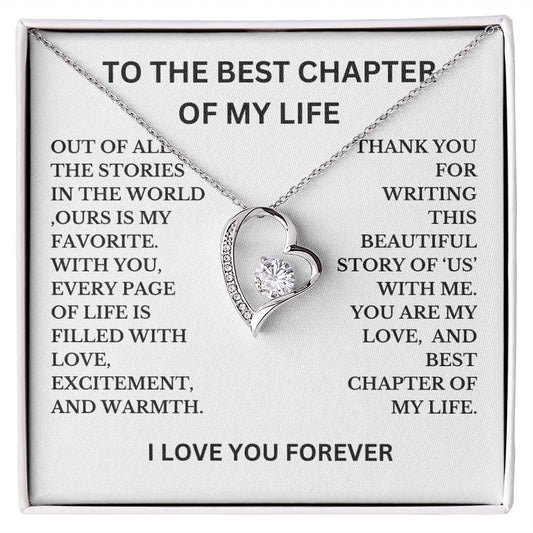 To The Best Chapter Of My Life Necklace, A perfect Gift For Wife, Girlfriend