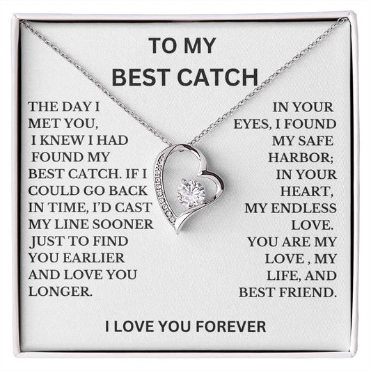To My Best Catch Necklace, A Perfect Gift For Wife, Girlfriend