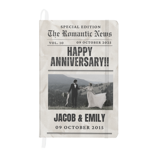 Custom  Anniversary Journal Gift
