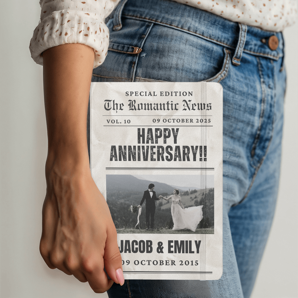 Custom  Anniversary Journal Gift