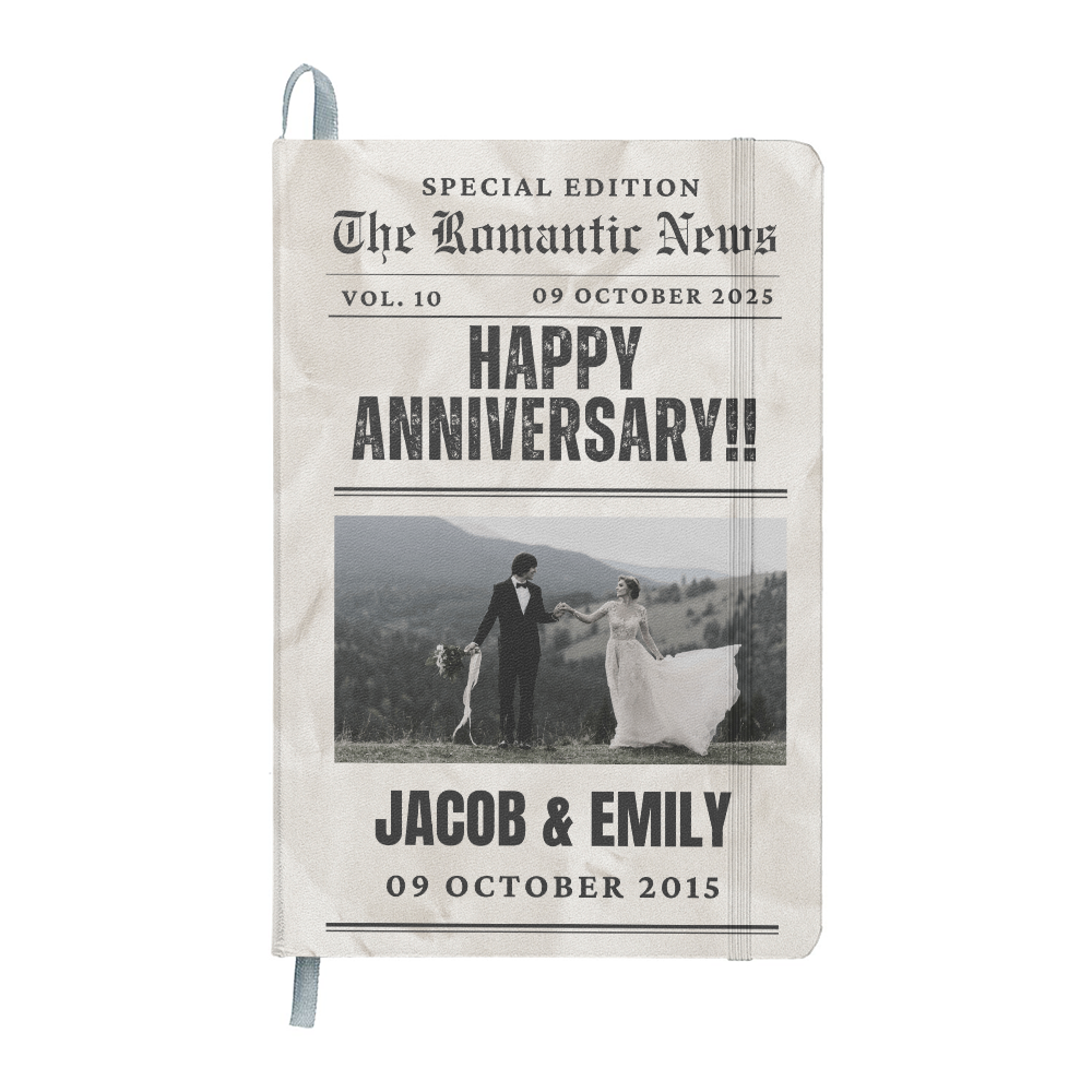 Custom  Anniversary Journal Gift