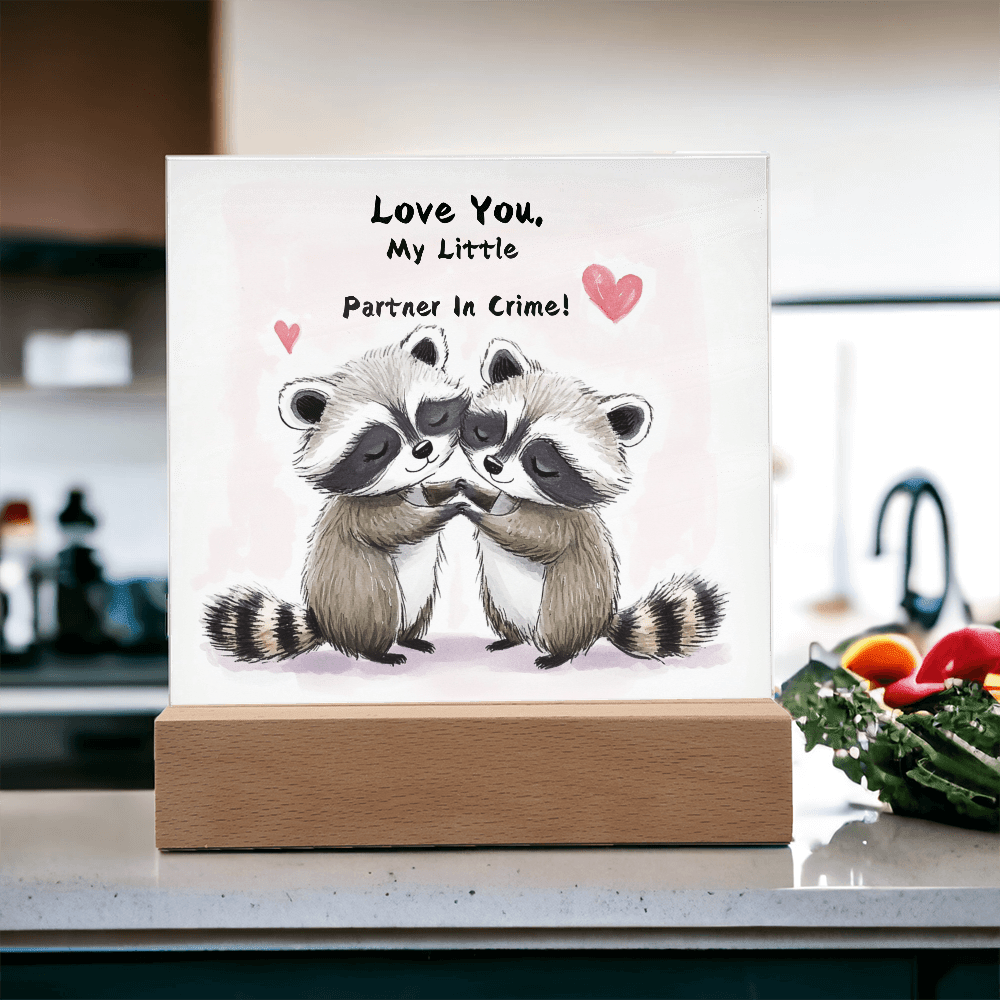 Partner In Crime Custom Plaque