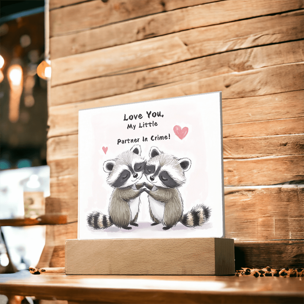 Partner In Crime Custom Plaque