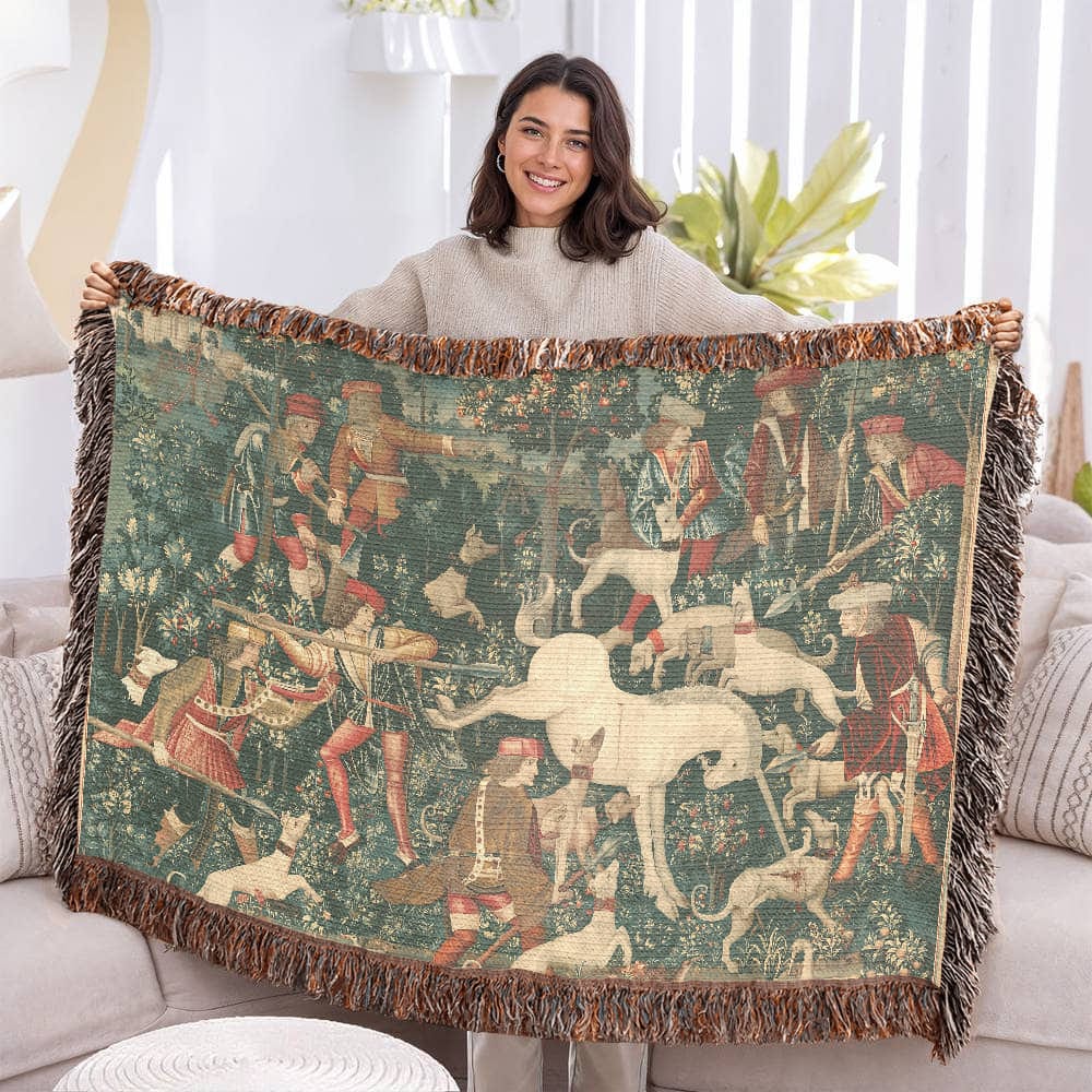 Unicorn Medieval Tapestry