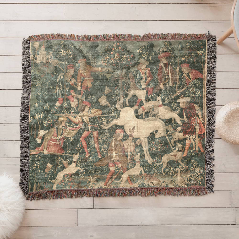 Unicorn Medieval Tapestry