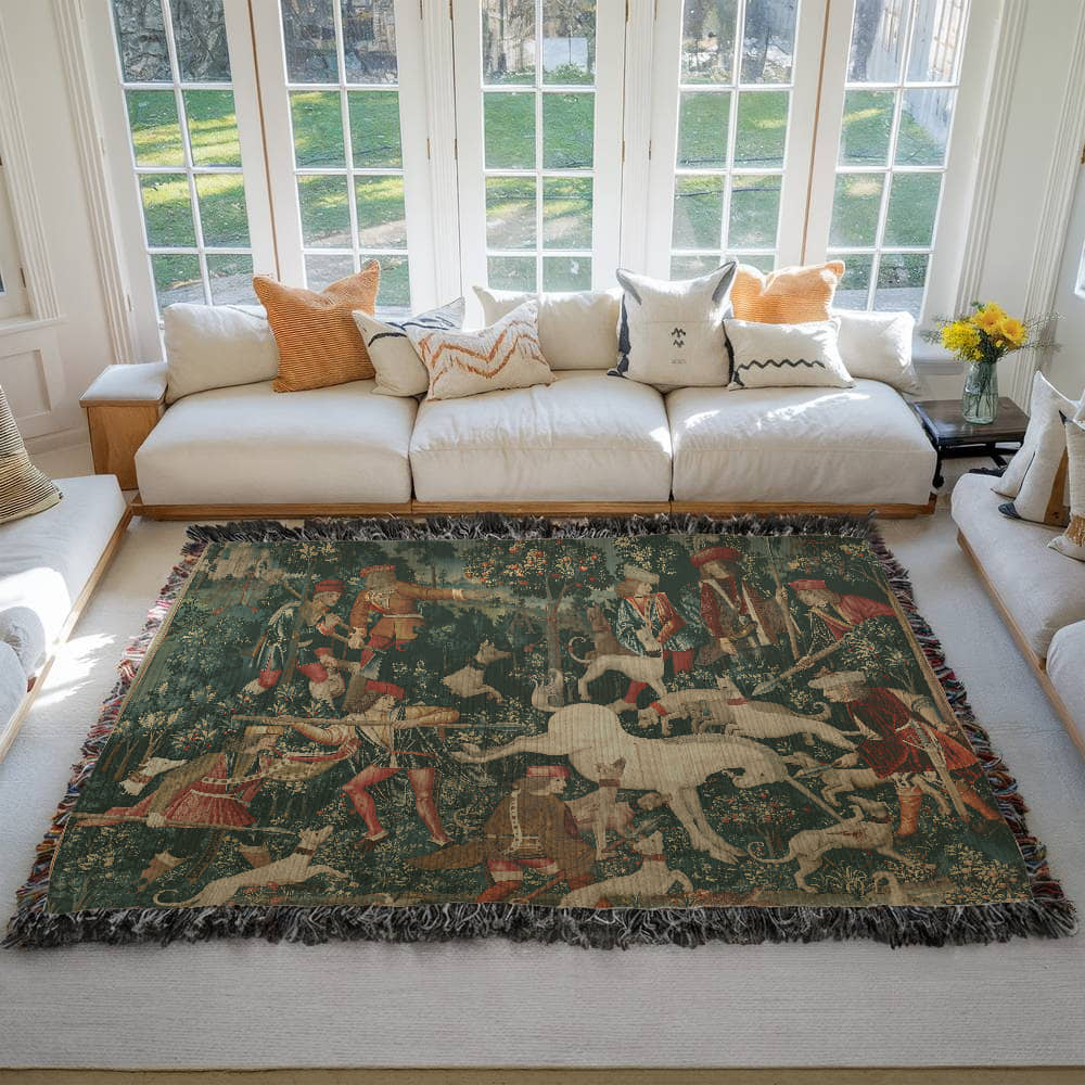 Unicorn Medieval Tapestry