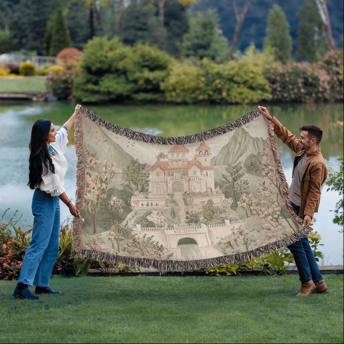 Castle Woven Tapestry