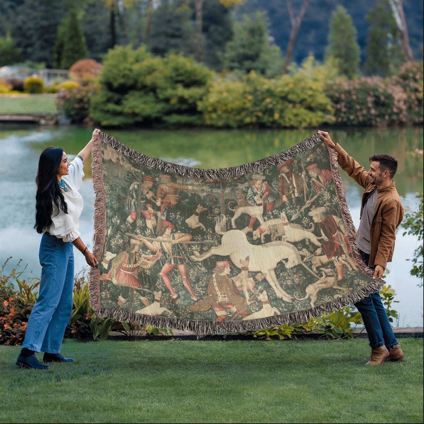 Unicorn Medieval Tapestry