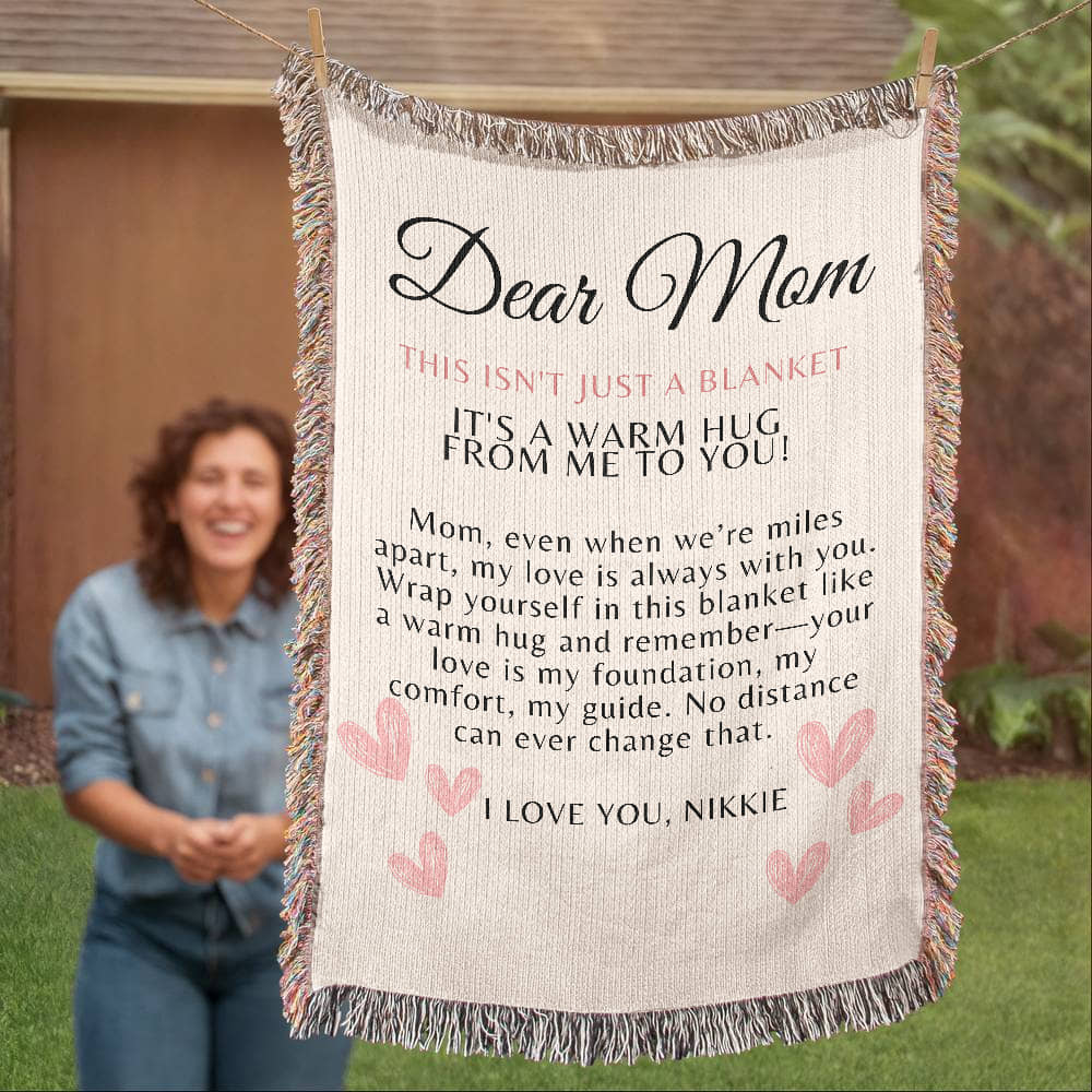 Custom Blanket For Mom, State To State Gift