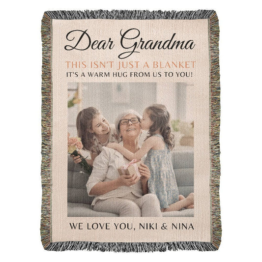 Custom Blanket Grandma Gift