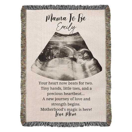 Mama To Be Custom Blanket