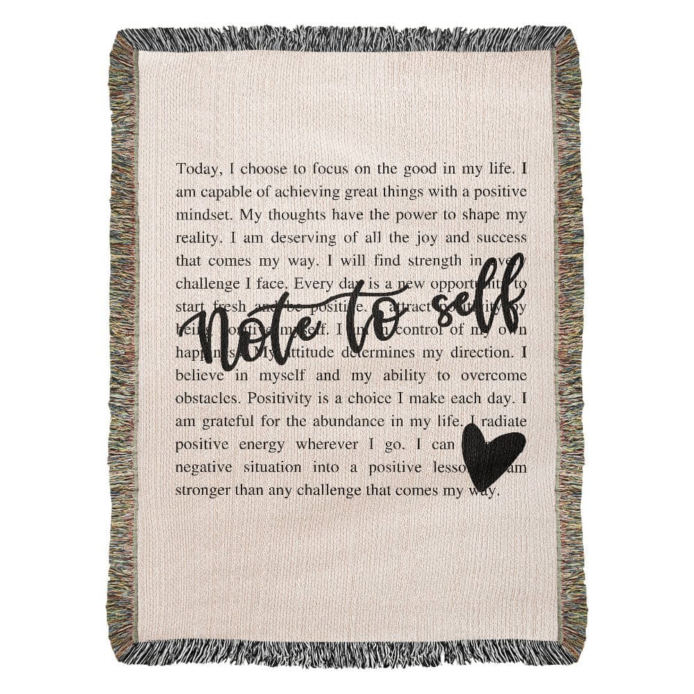 Note To Self Blanket