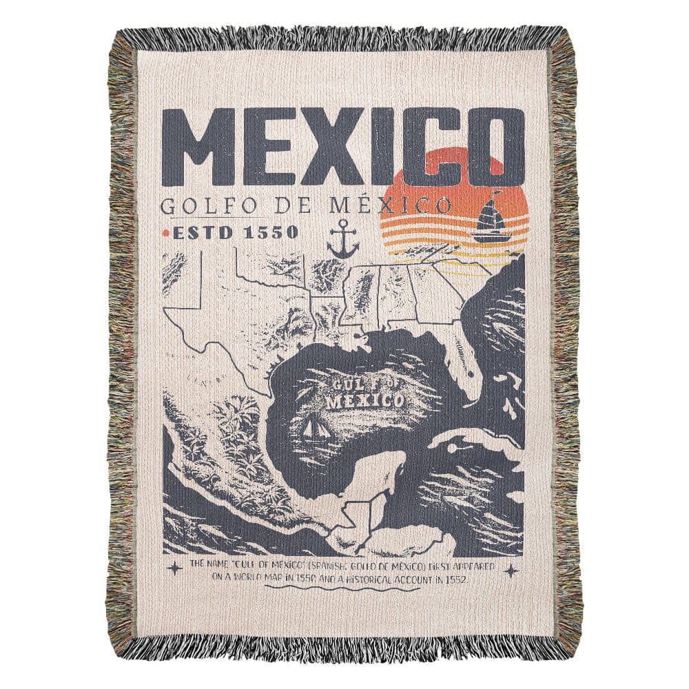 Gold Of Mexico Blanket, Retro Blanket Liberal Gift