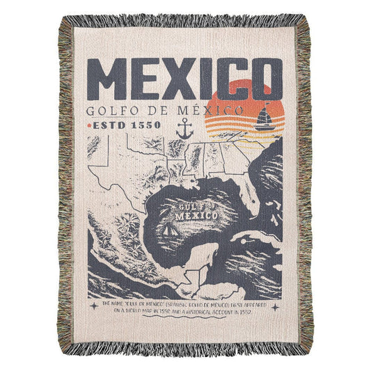 Gold Of Mexico Blanket, Retro Blanket Liberal Gift