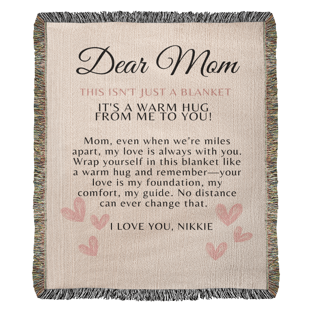 Custom Blanket For Mom, State To State Gift