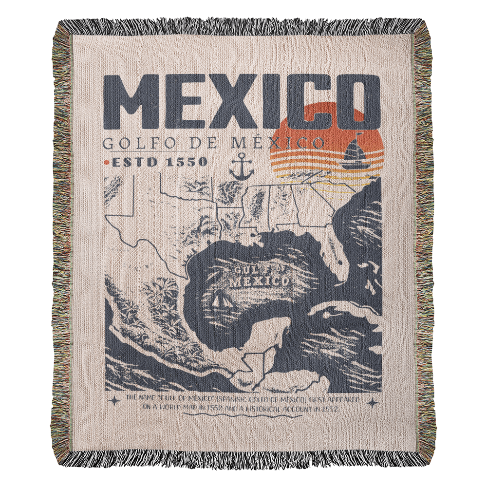 Gold Of Mexico Blanket, Retro Blanket Liberal Gift