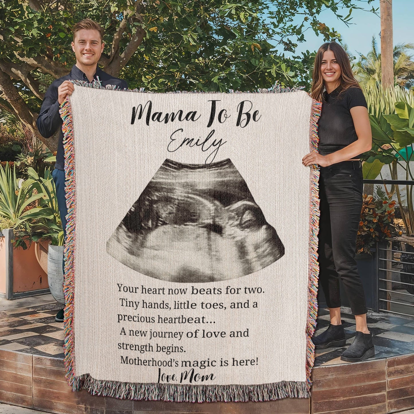 Mama To Be Custom Blanket