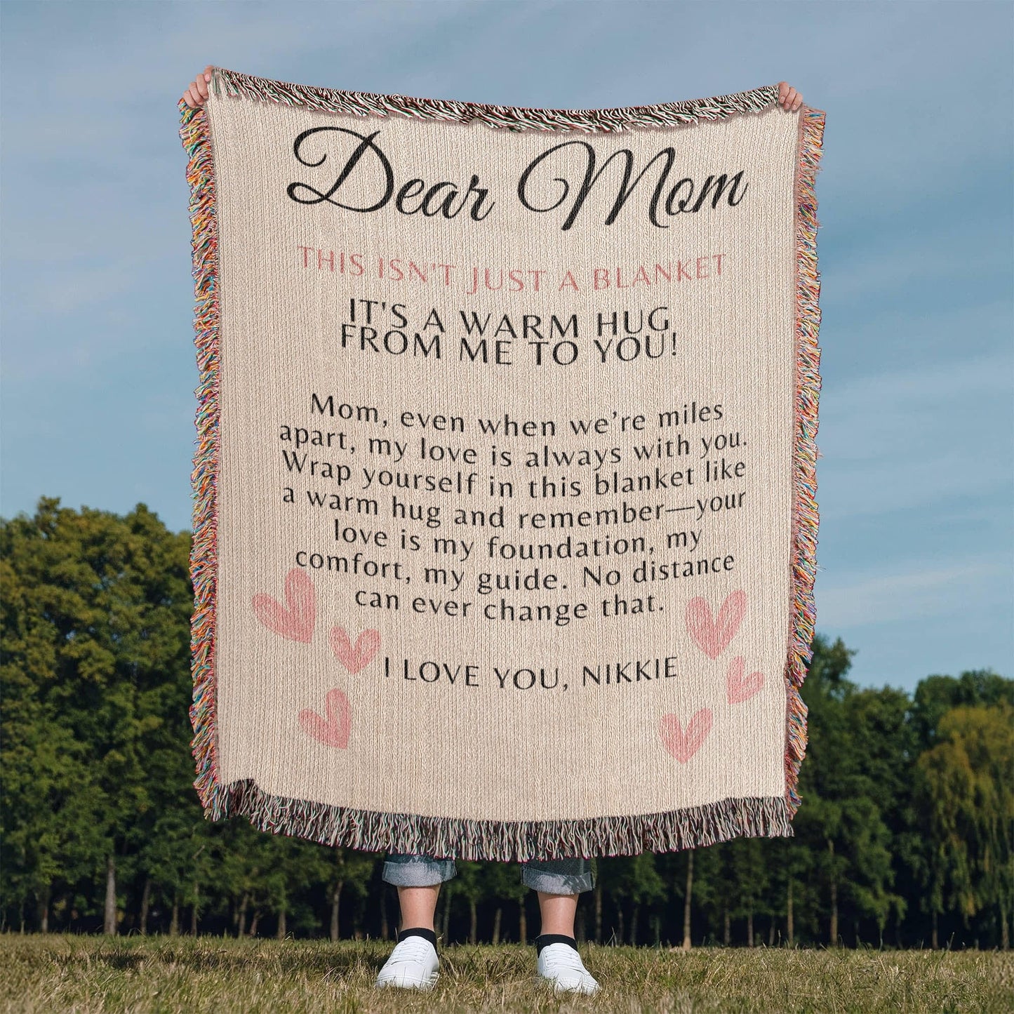 Custom Blanket For Mom, State To State Gift