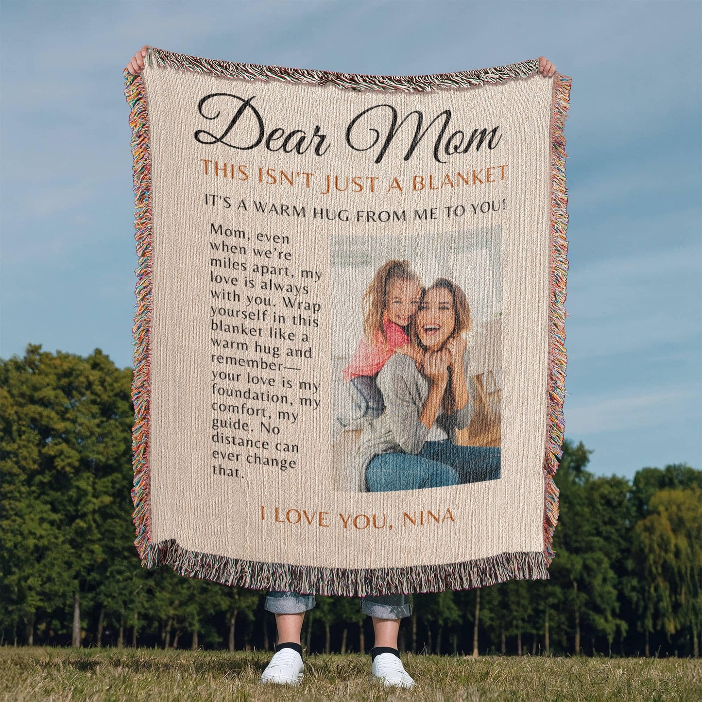 Custom Photo Blanket Gift