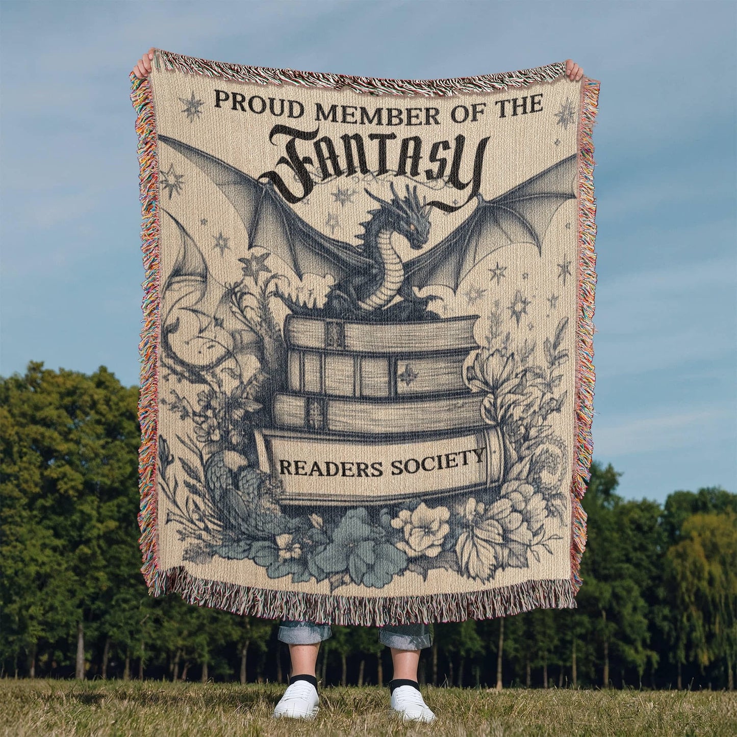 Fantasy Book Society Blanket