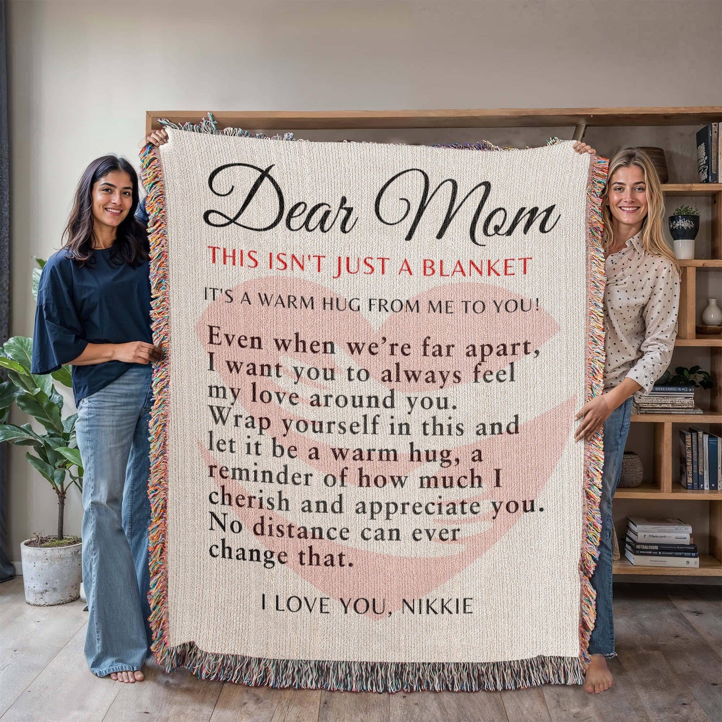 Hug Blanket For Mom