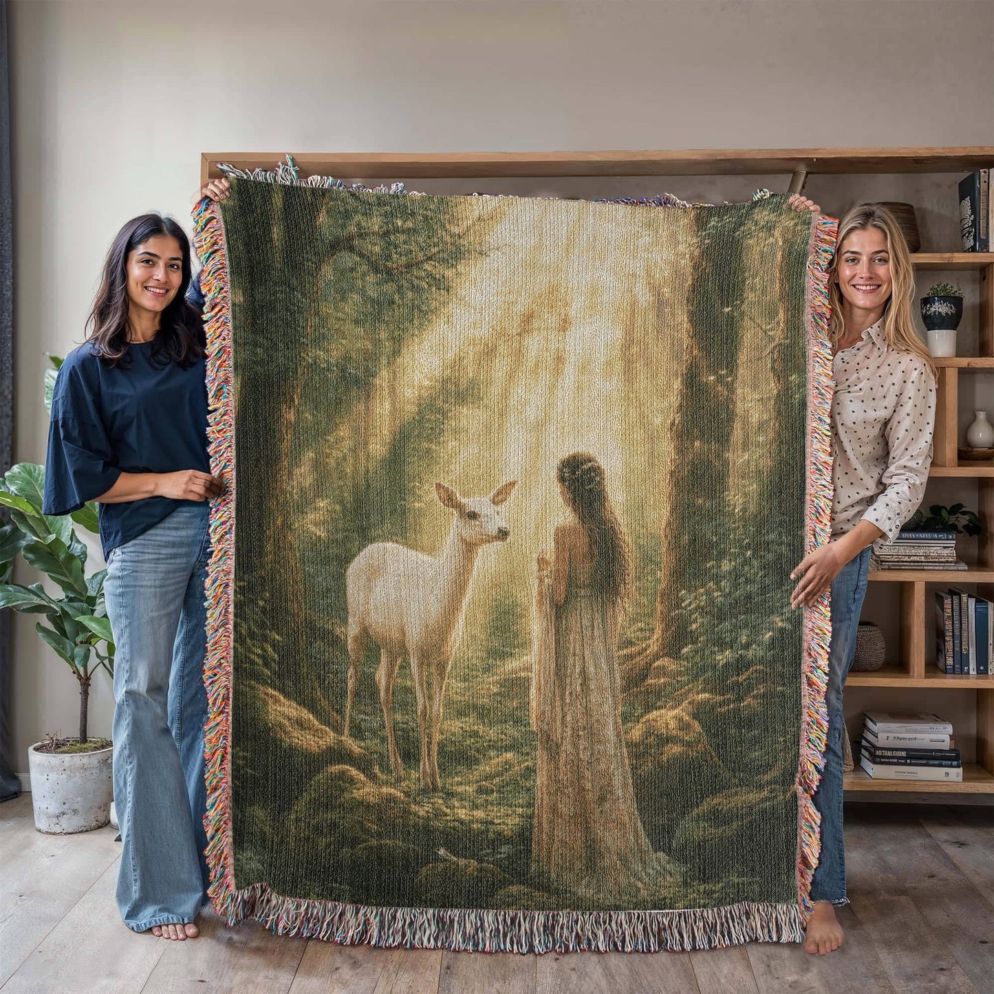 Enchanted Forest Tapestry Blanket