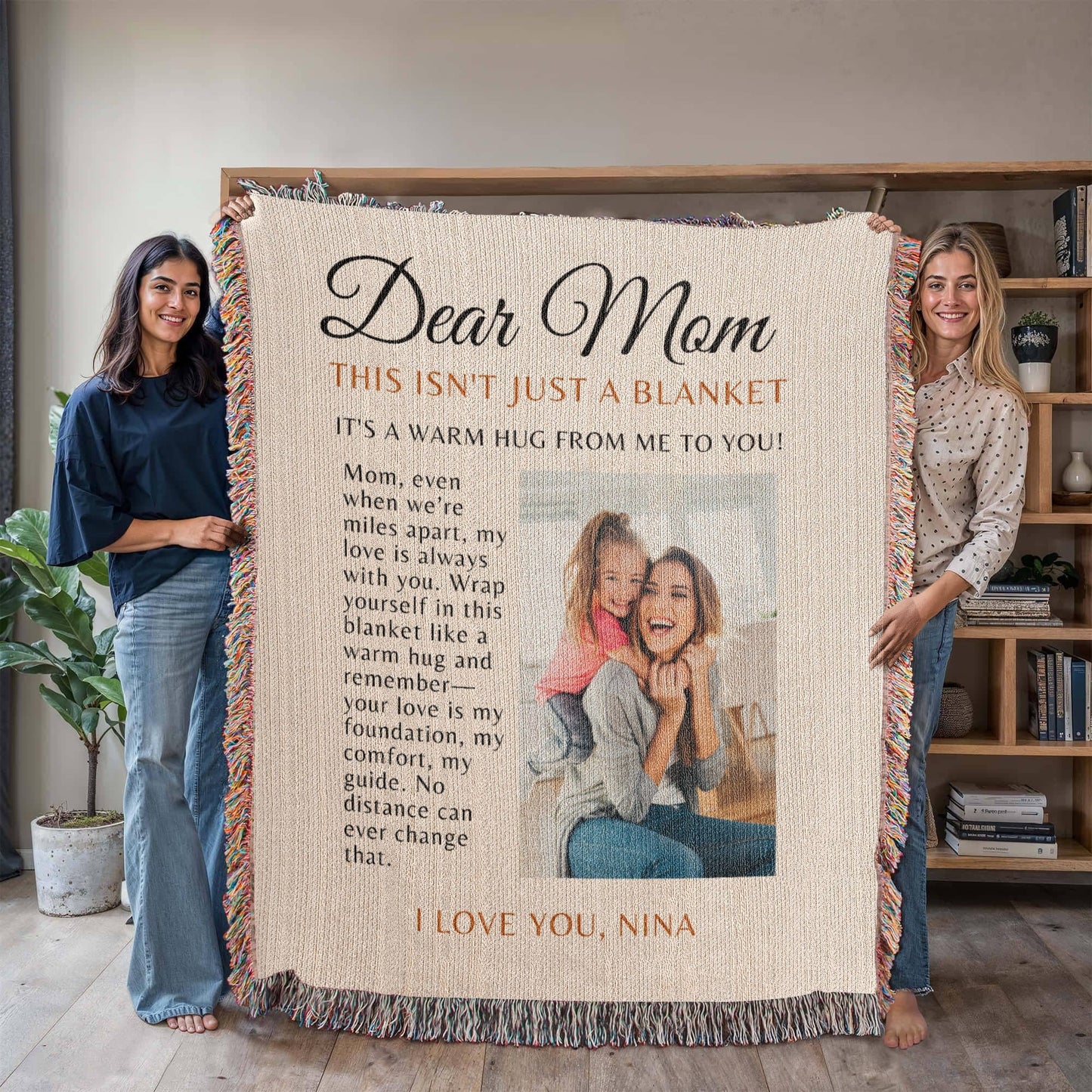 Custom Photo Blanket Gift