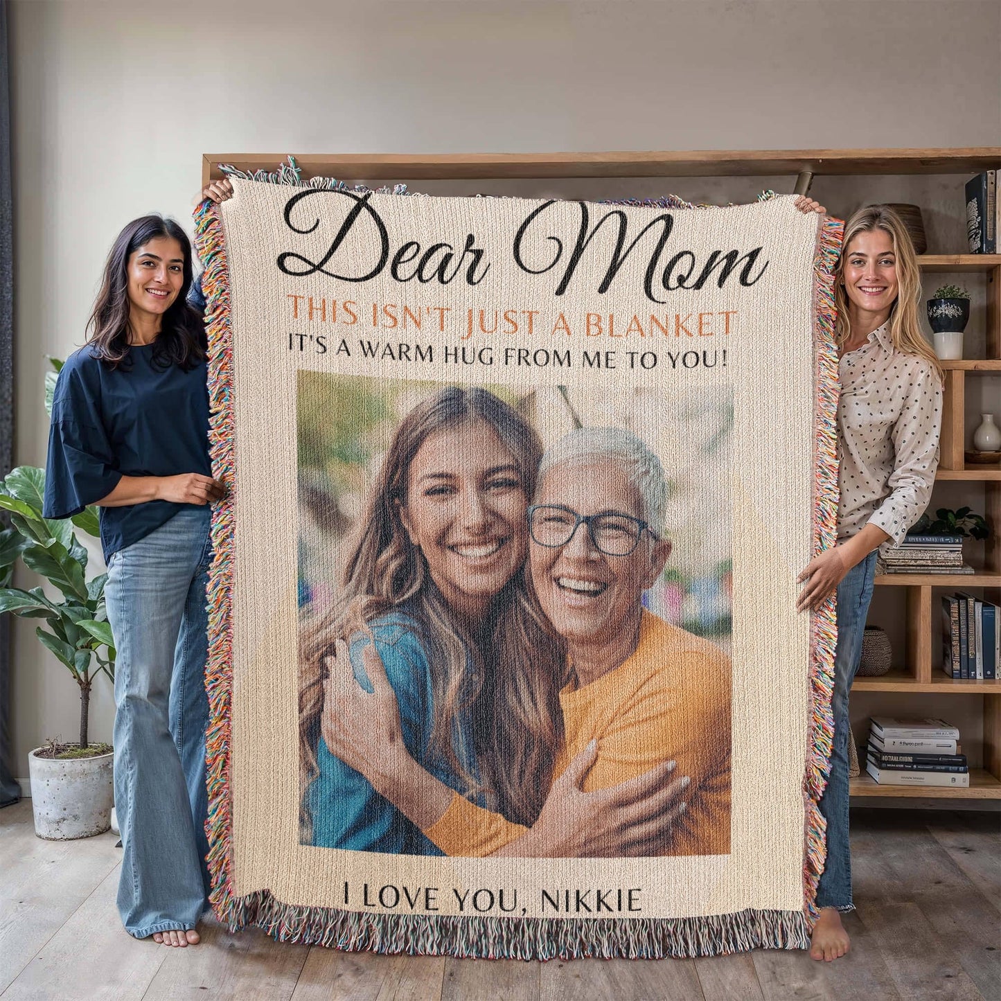 Mom Custom Photo Blanket