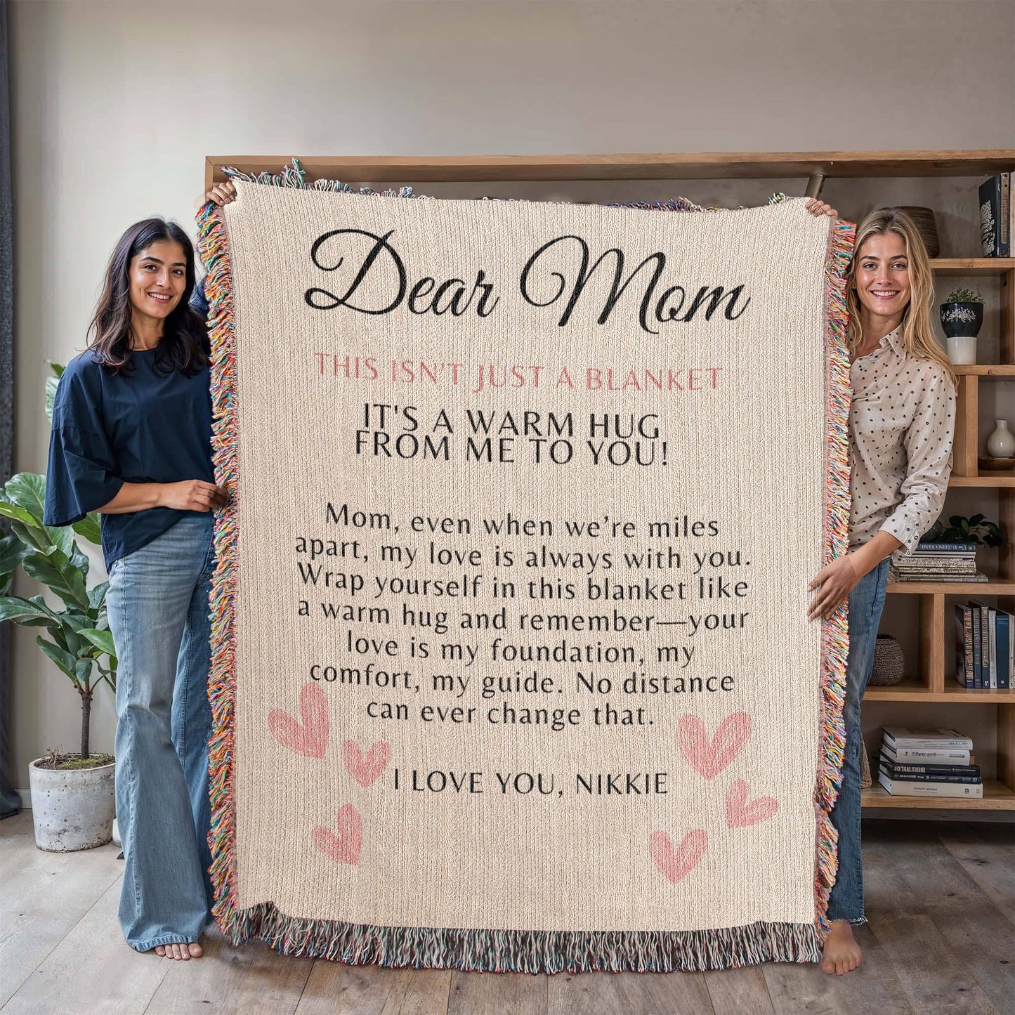 Custom Blanket For Mom, State To State Gift