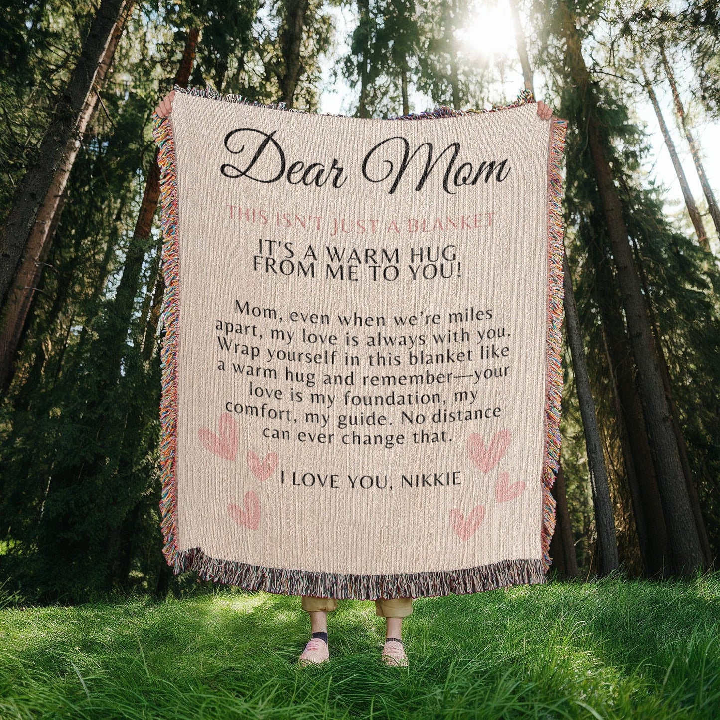 Custom Blanket For Mom, State To State Gift