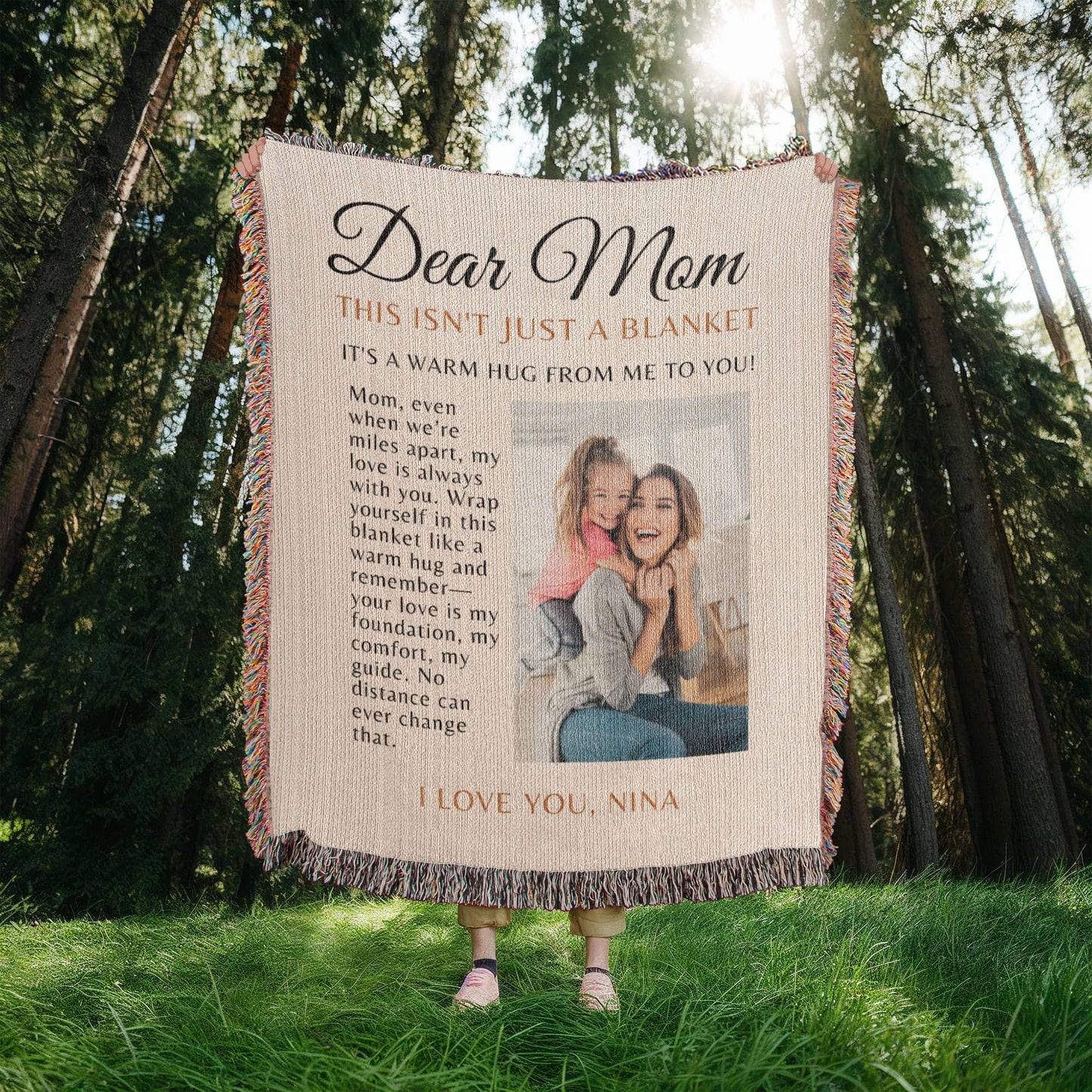 Custom Photo Blanket Gift