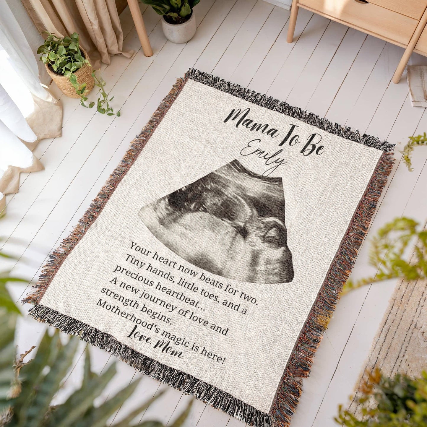Mama To Be Custom Blanket