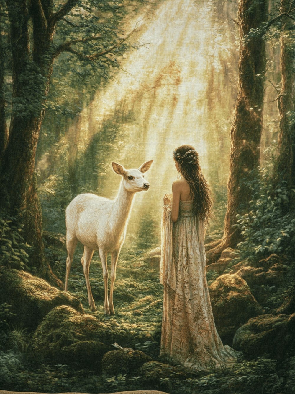 Enchanted Forest Tapestry Blanket