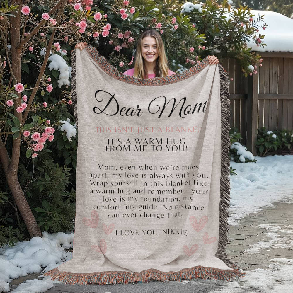 Custom Blanket For Mom, State To State Gift