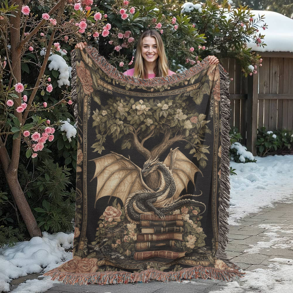 Medieval Dragon Blanket