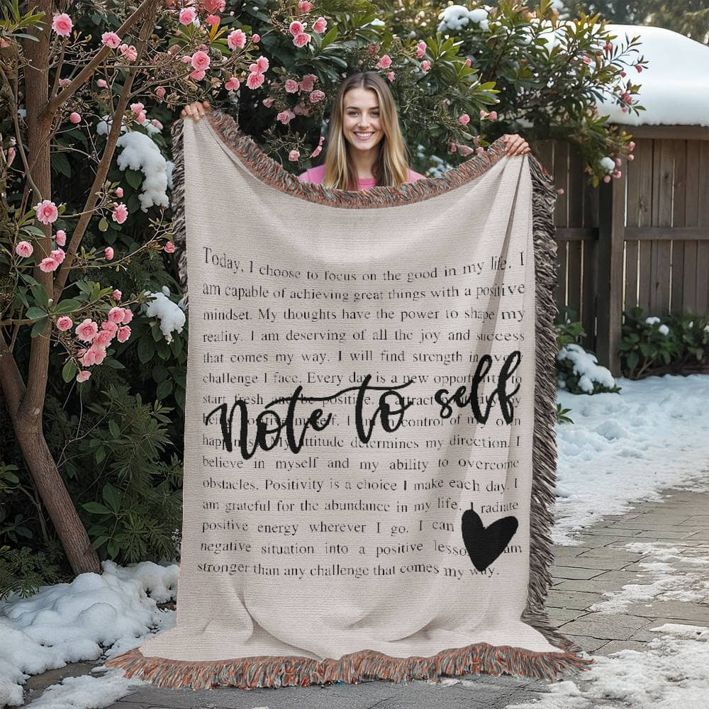 Note To Self Blanket
